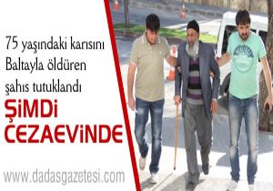 Eşini baltayla öldüren 81 yaşındaki şahıs tutuklandı